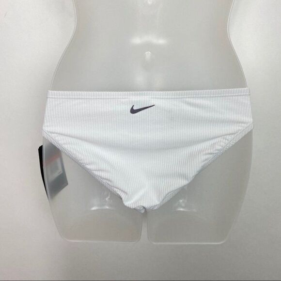 Nike Ribbed White Bikini Bottom - Picture 3 of 7